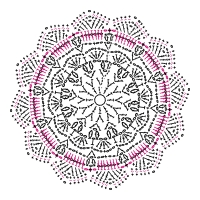 Tulip Mandala - Free Crochet Pattern
